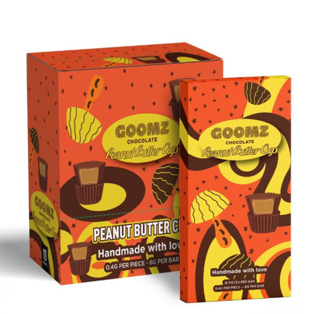 Peanut Butter Cup | Mushroom Chocolates | 10 Pack